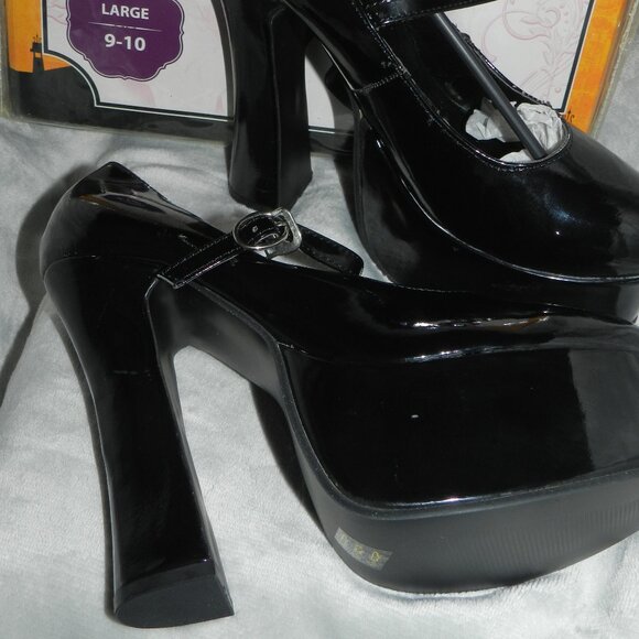 Mary Janes Platform Chunky High Heels Patent Leather Adult🆕SHIPS FAST😮‍💨⚡🚚 - Picture 7 of 15